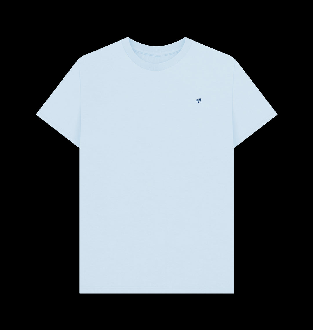 Sky Blue Printed T-shirt