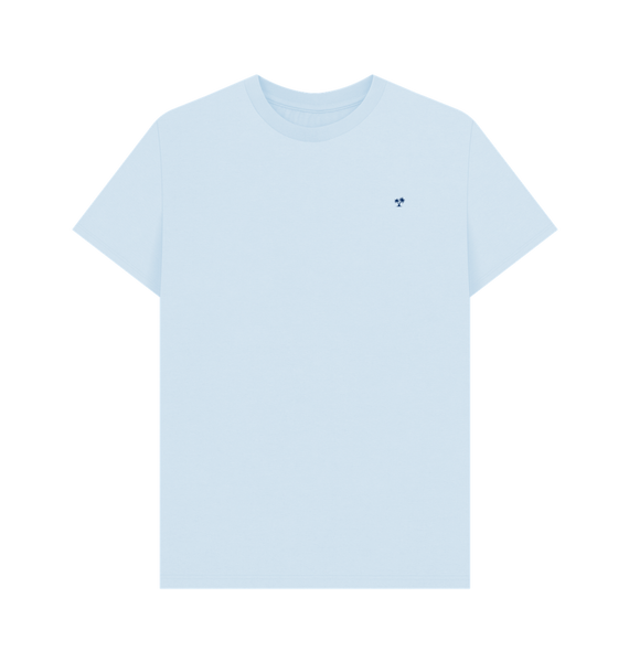 Sky Blue Printed T-shirt