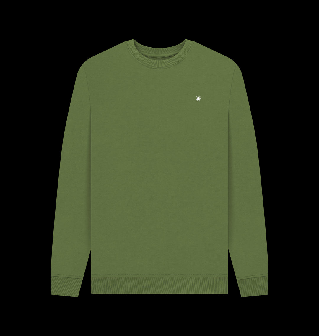 Khaki Printed Sweater