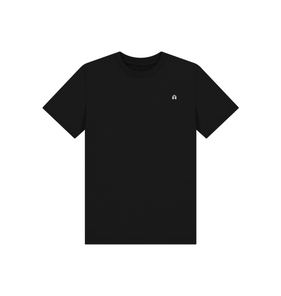 Black Printed Kids T-Shirt
