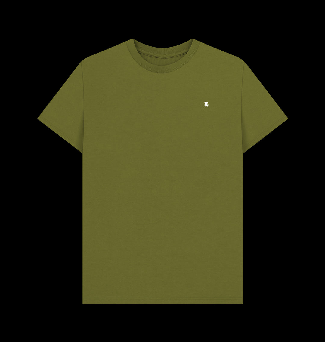 Moss Green Printed T-shirt