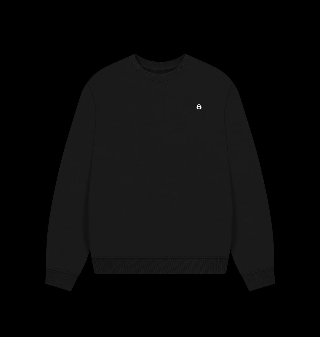 Black Printed Sweater