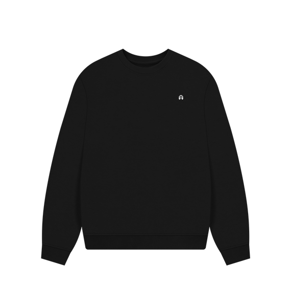 Black Printed Sweater